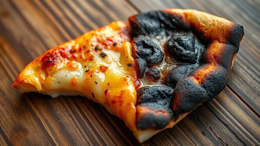 avoid burning and charring