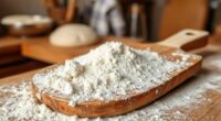avoid excess flour bitter taste