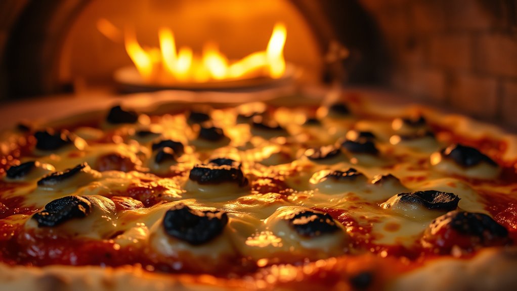 broil pizza top layer