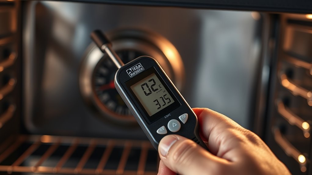 calibrate oven thermometer regularly