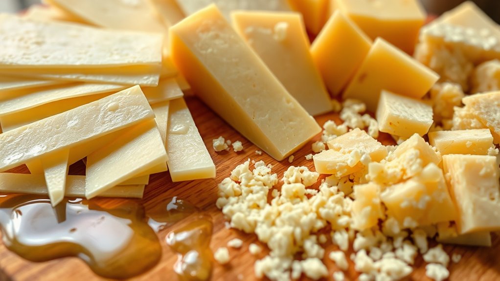 cheese size and shape