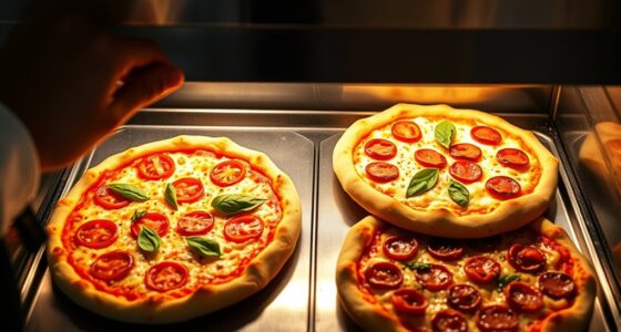 cooking two pizzas simultaneously