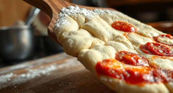 dough sticking to peel