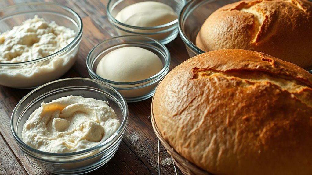 dough transformation process stages