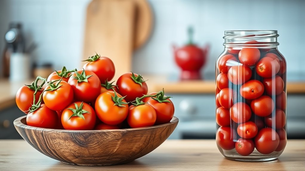 fresh versus canned tomatoes