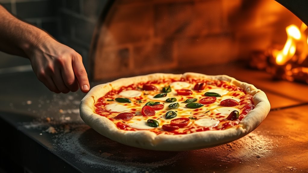 gentle pizza sliding technique