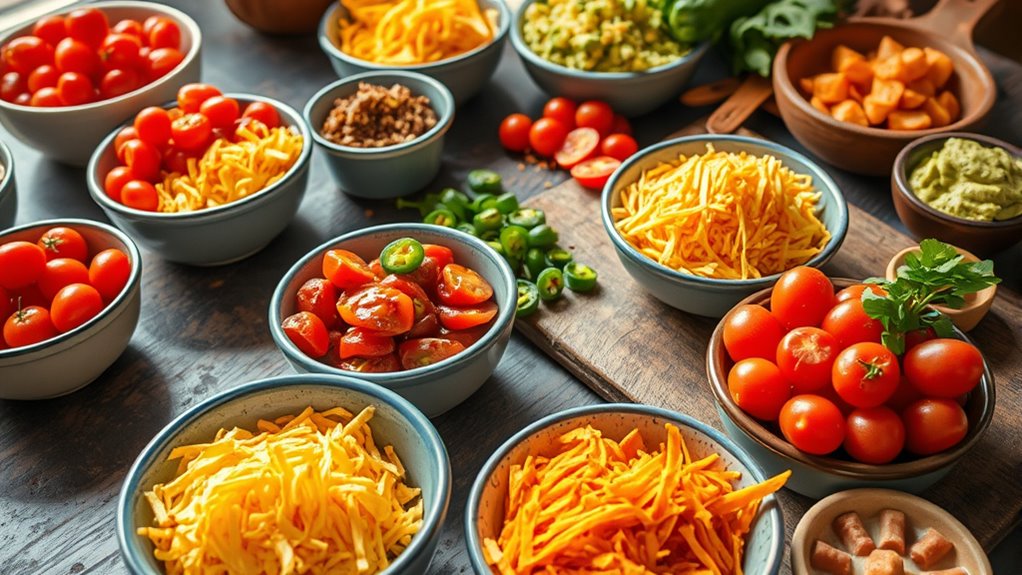 guests bring personalized toppings