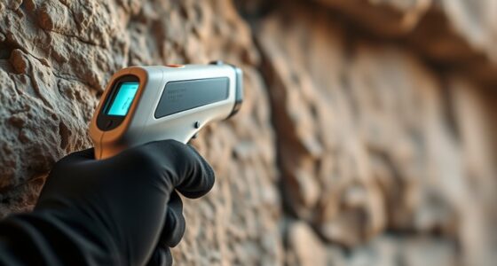 infrared thermometers measure stone