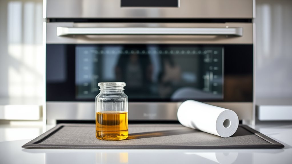 keep flammables away oven