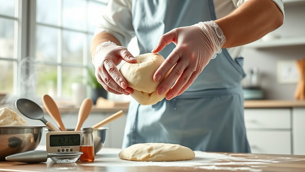 manage dough in humidity