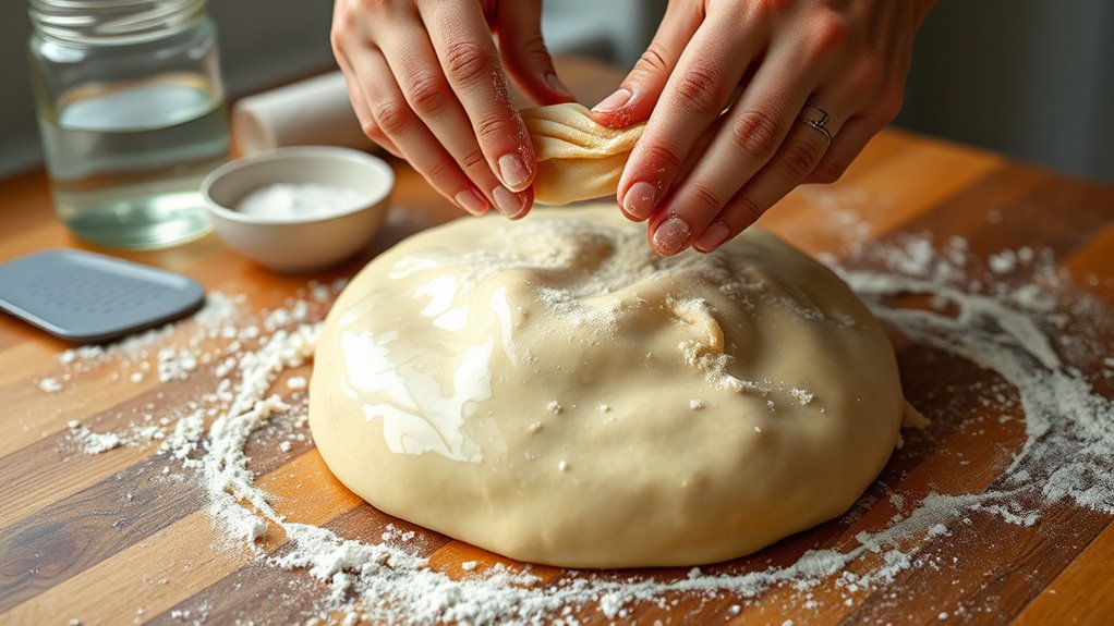 manage sticky dough effectively