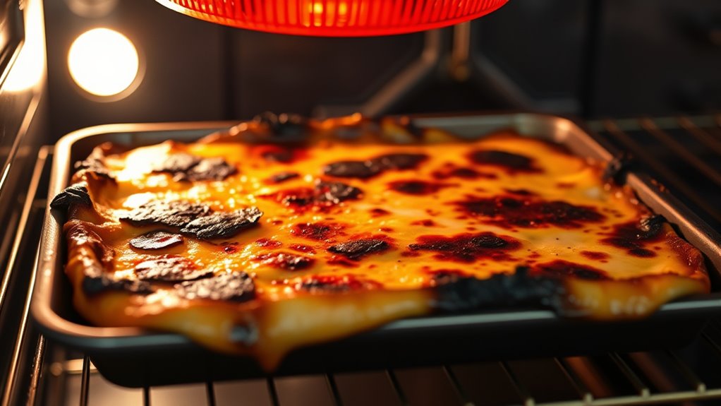 monitor cheese melting temperature