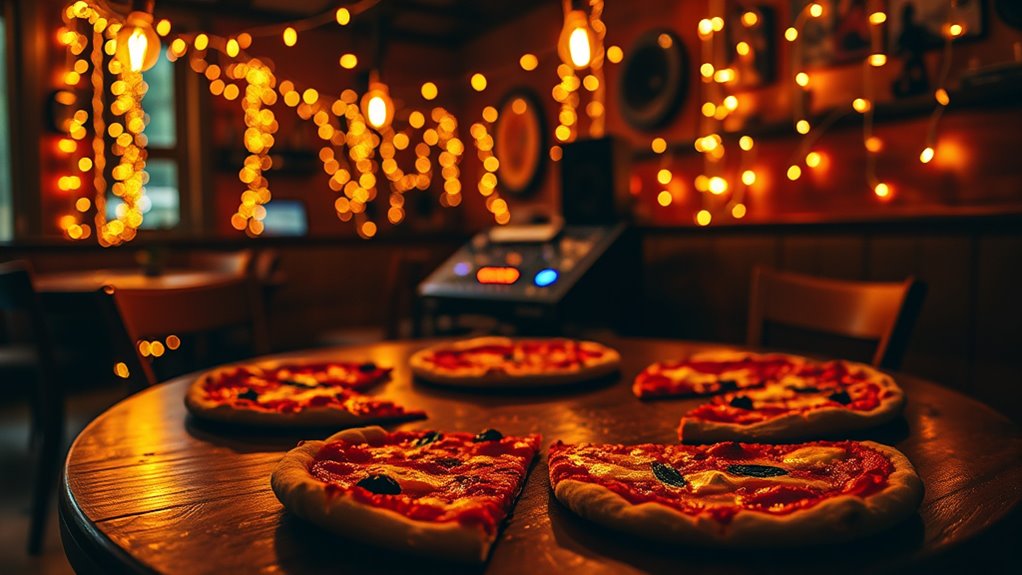 music and lighting ambiance