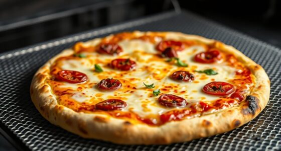 optimal pizza crust baking