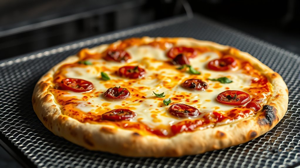 optimal pizza crust baking