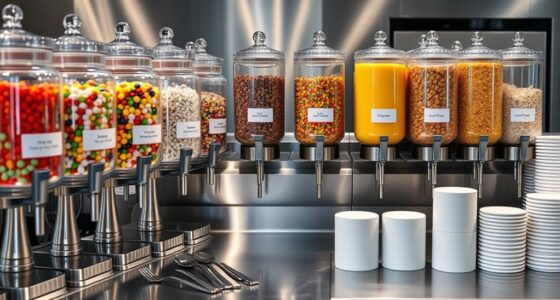 organize toppings for efficiency
