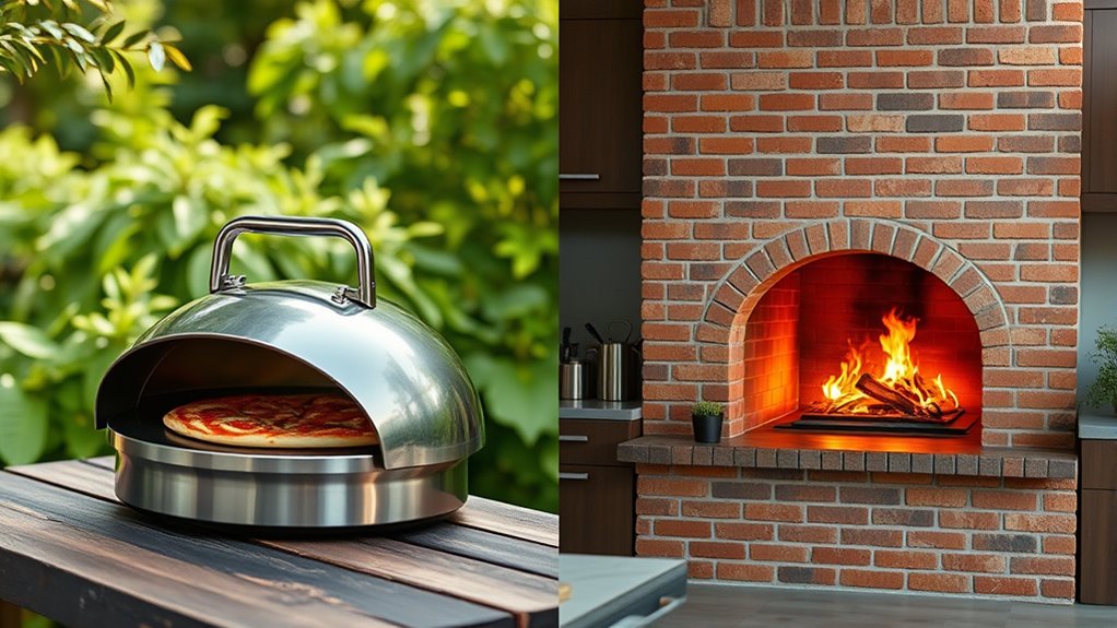 portable vs built in ovens