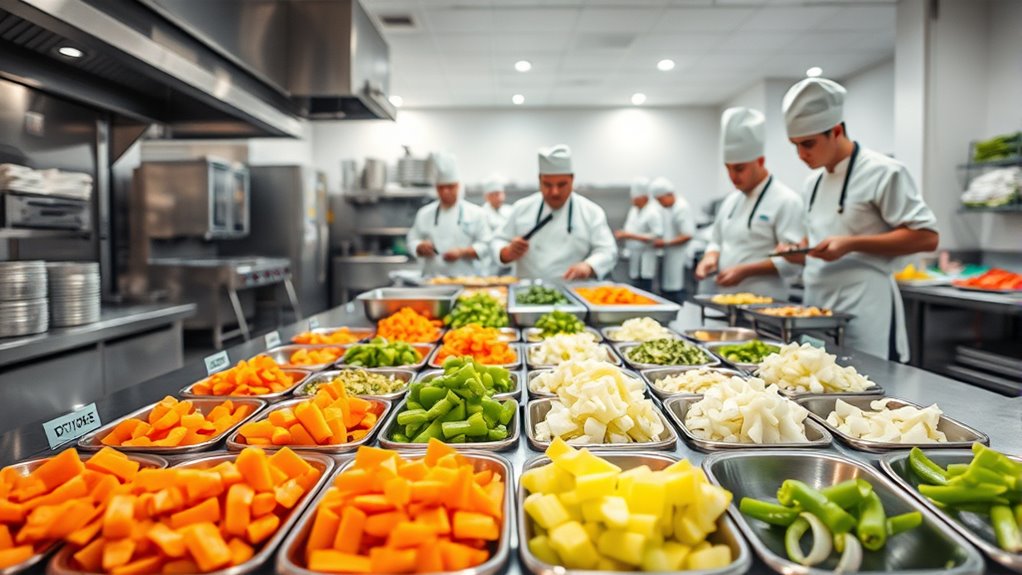 pre chopped vegetables streamline meal prep