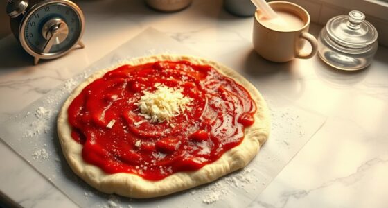 preheat and pre bake pizzas