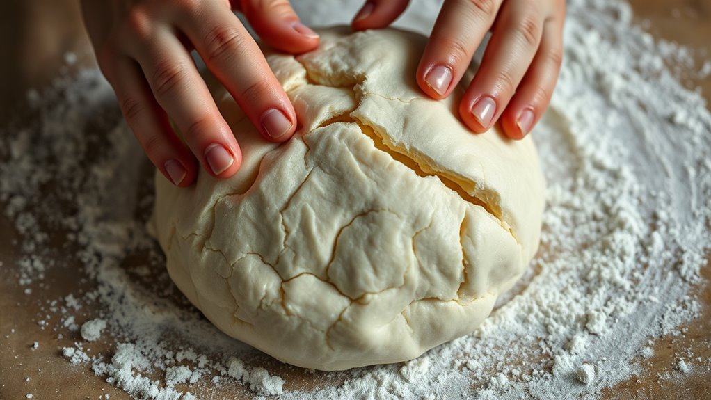 preventing dough tears holes