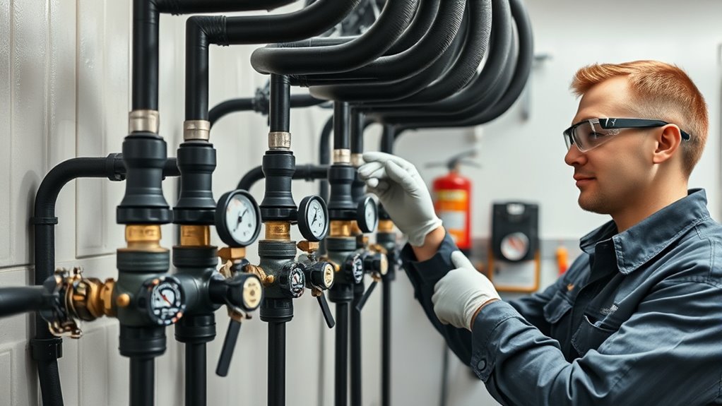 regular leak detection and maintenance