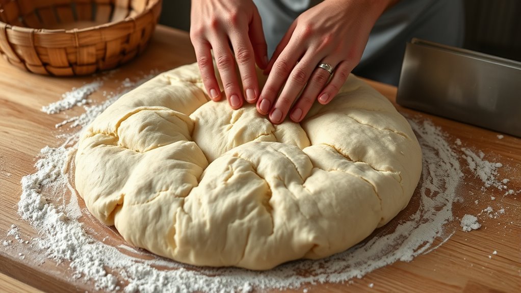 reshape and retard overproofed dough