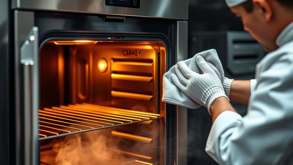 safe oven shutdown procedures