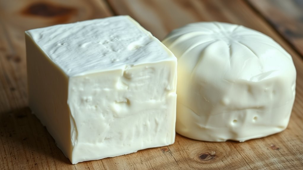 selecting low fat vs full fat mozzarella