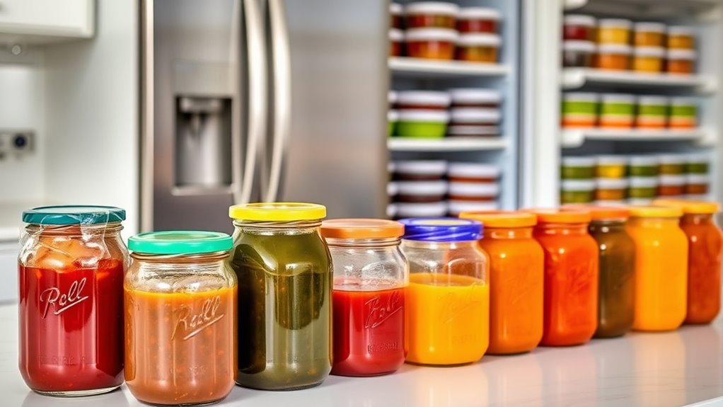 store sauce properly cold