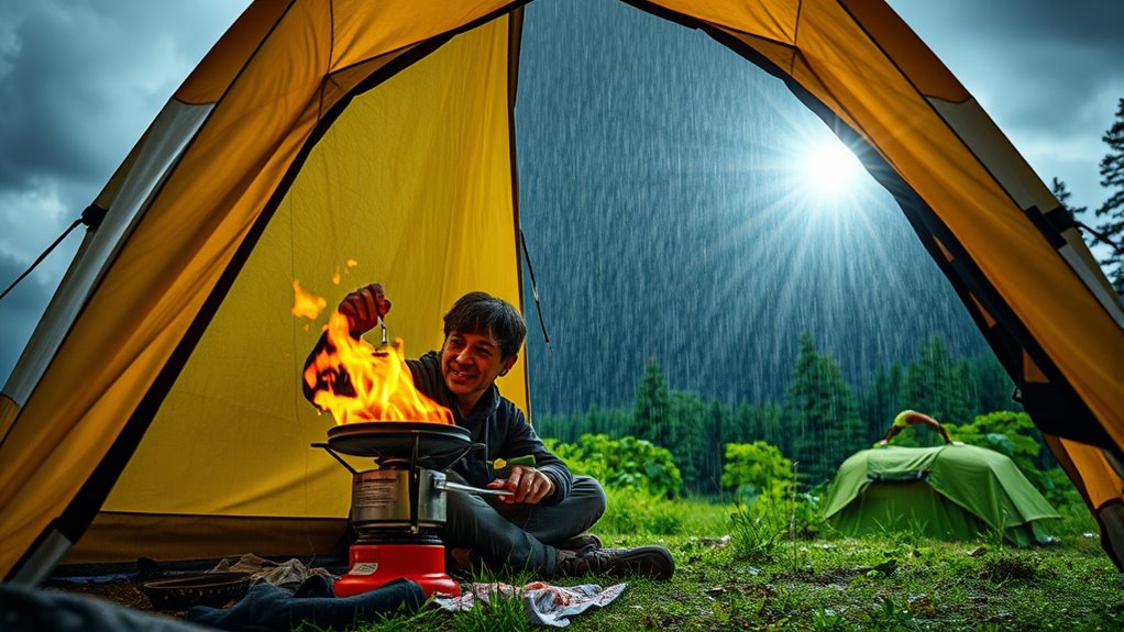 storm ready outdoor cooking safety