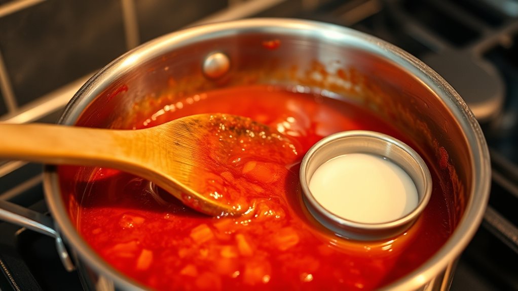 thicken sauces with technique