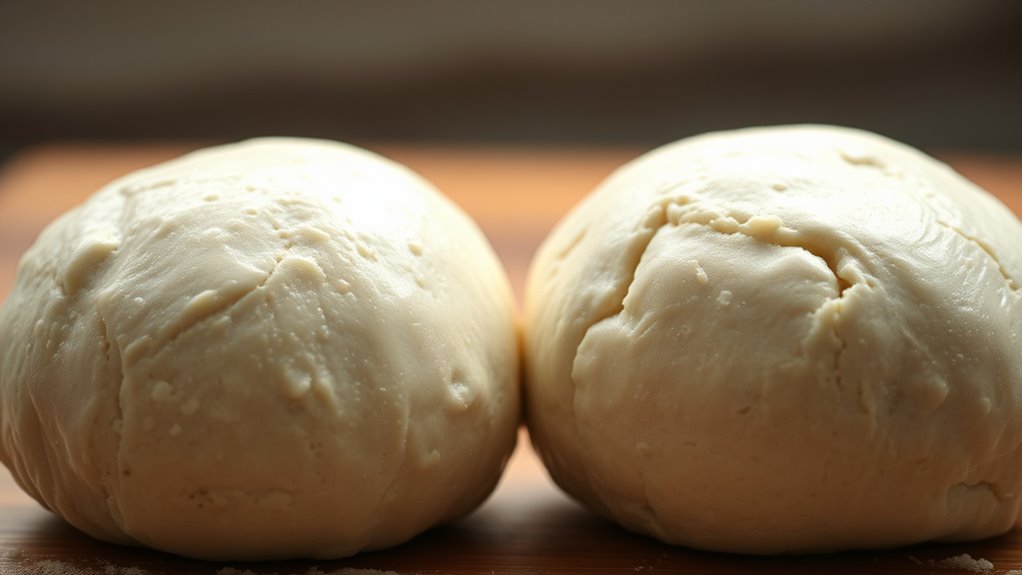 water content and dough elasticity