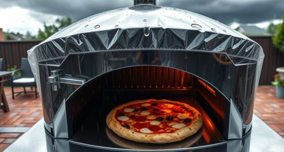 weatherproof oven during rain