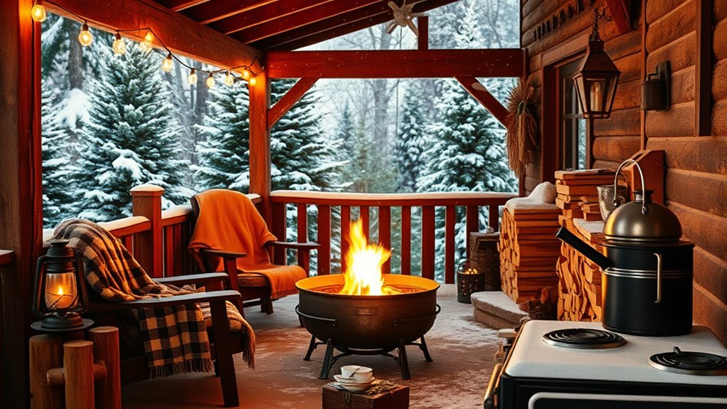 winter outdoor heating safety