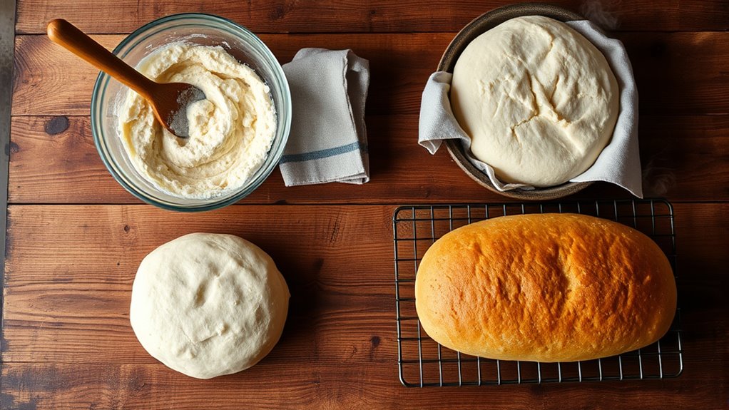 yeast gluten fermentation stages