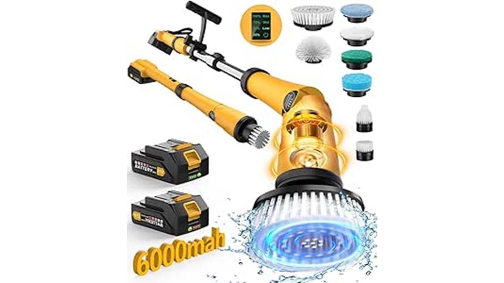 electric spin scrubber brush