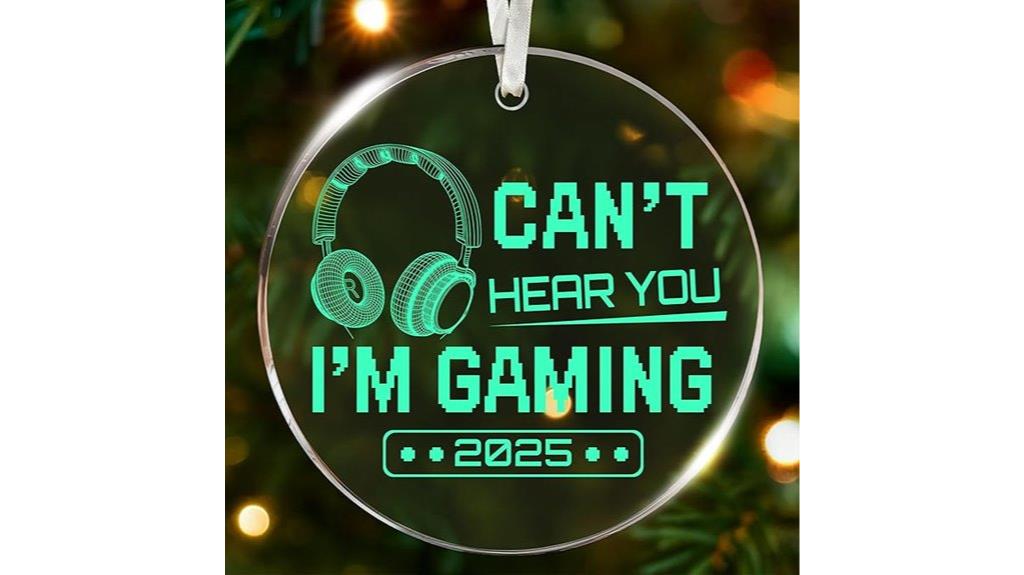 gaming christmas tree ornament