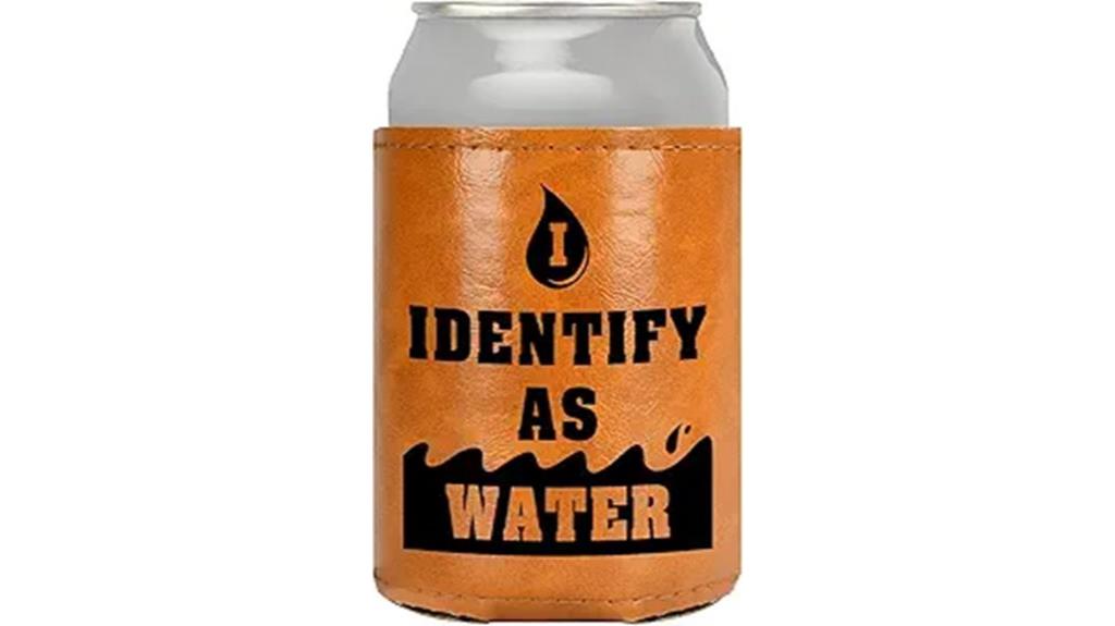 leather elephant can cooler