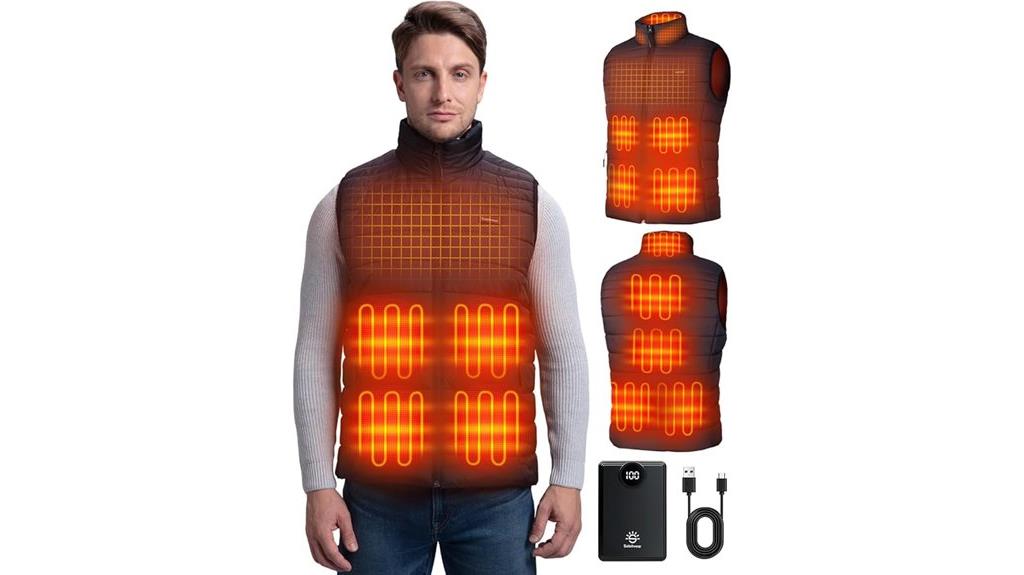 men s heated vest with batteries