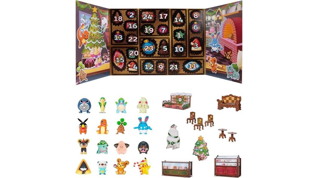 pok mon calendar with figures