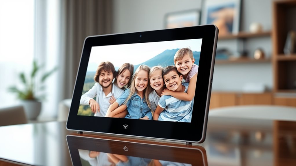 top email enabled digital frames