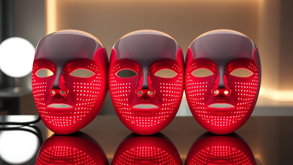 top red light masks
