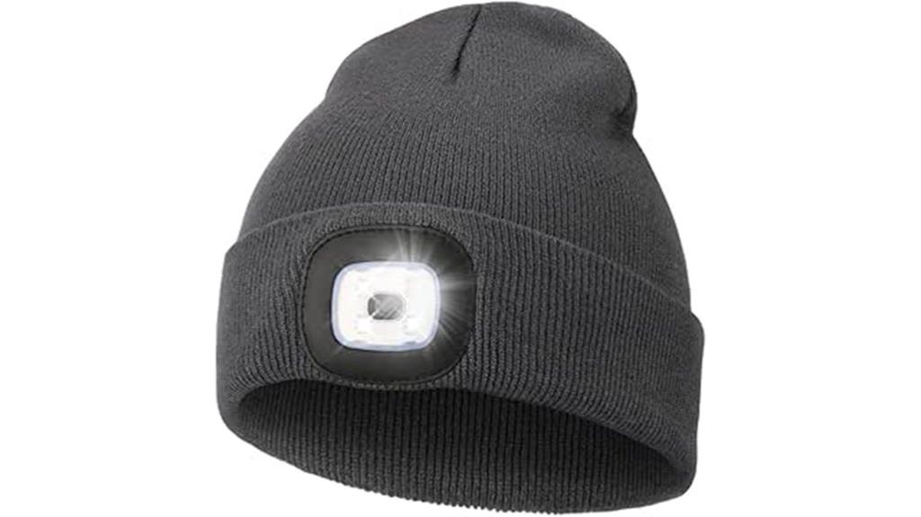 unisex rechargeable led beanie