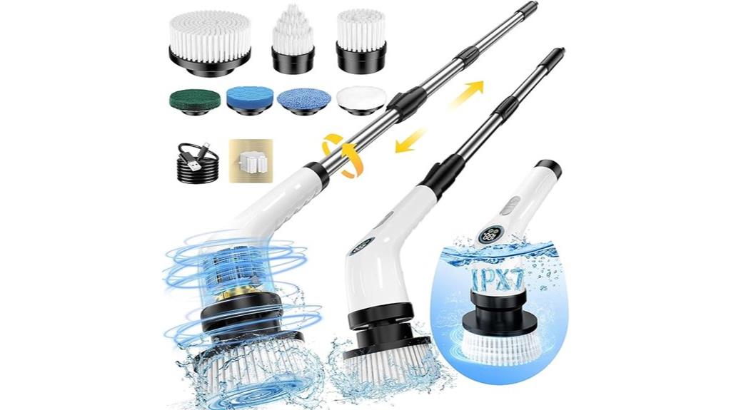 waterproof cordless cleaning device