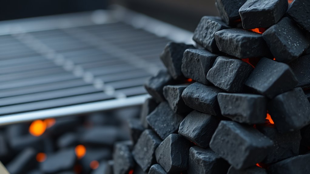 ash production and burning quality