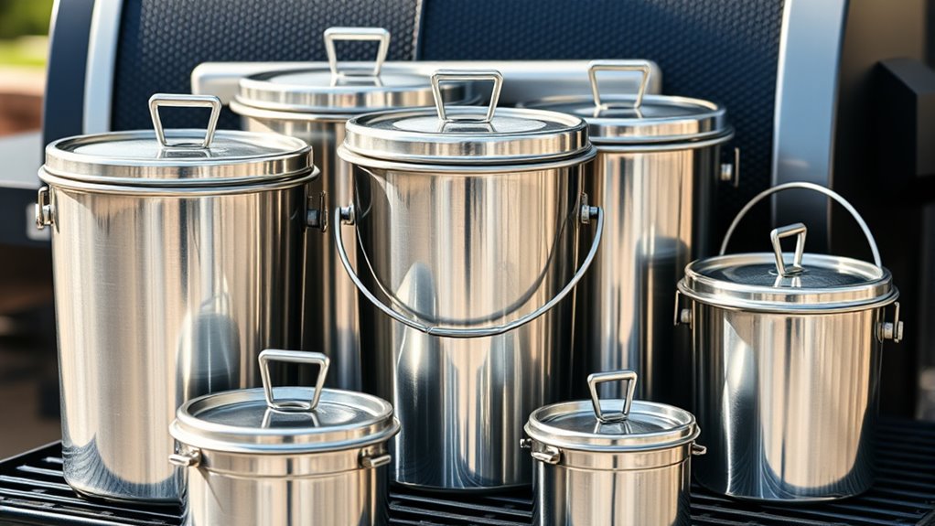 choosing durable compatible grease buckets