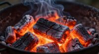 fast burning high heat charcoal