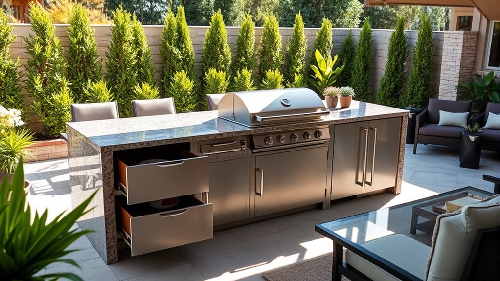 outdoor kitchen island considerations