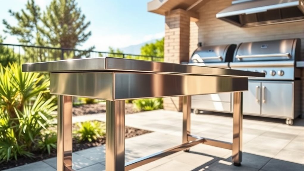 outdoor stainless steel durability