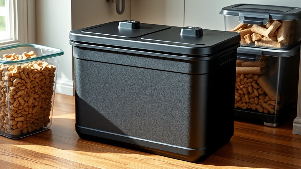 pellet container selection factors